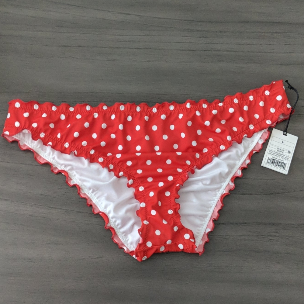 Ruffle Cheeky Bikini Bottom NWT